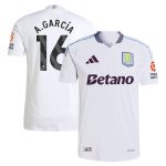 aston villa adidas away authentic shirt 2024-25 with a.garcía 16 printing Collection | Official Aston Villa Kits for Fans