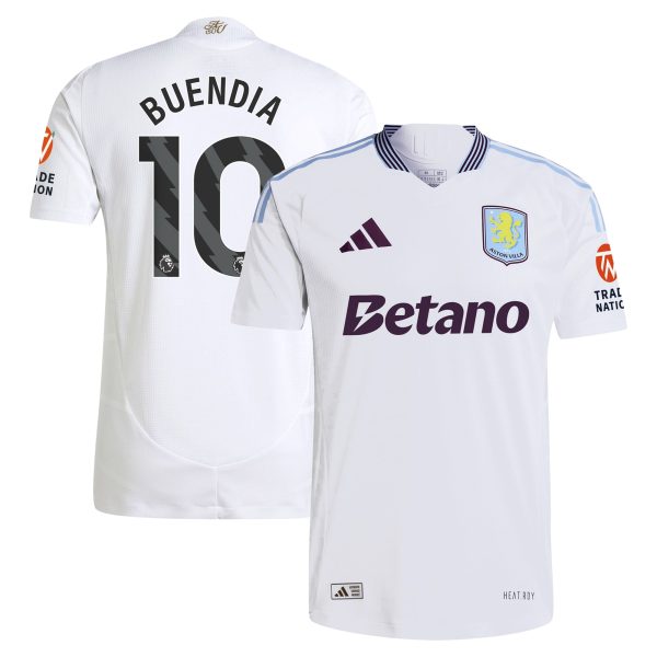 aston villa adidas away authentic shirt 2024-25 with buendia 10 printing Collection | Official Aston Villa Kits for Fans