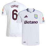 aston villa adidas away authentic shirt 2024-25 with corsie 6 cup printing Collection | Official Aston Villa Kits for Fans