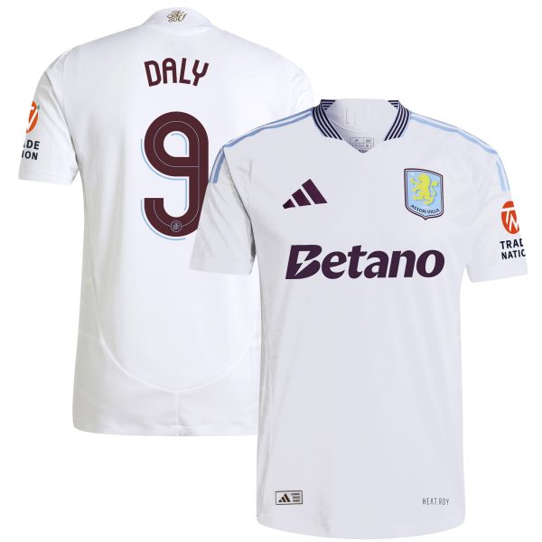 aston villa adidas away authentic shirt 2024-25 with daly 9 cup printing Collection | Official Aston Villa Kits for Fans