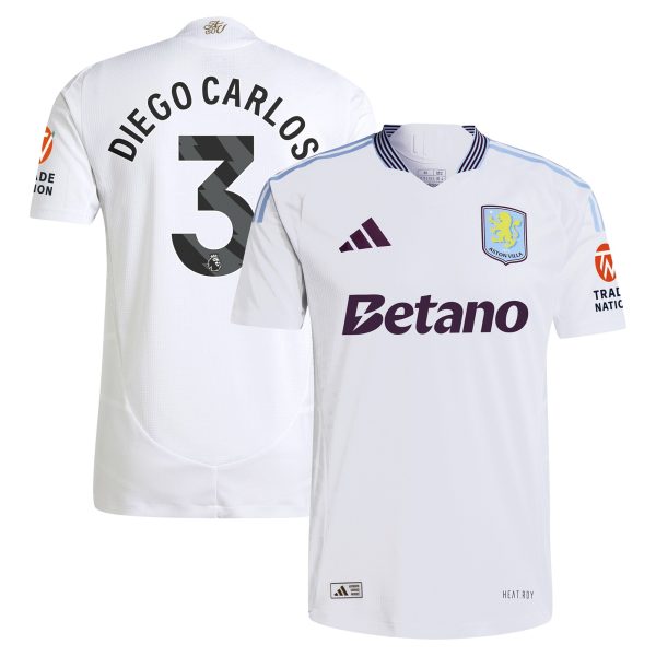 aston villa adidas away authentic shirt 2024-25 with diego carlos 3 printing Collection | Official Aston Villa Kits for Fans