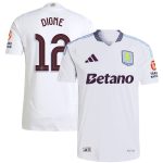 aston villa adidas away authentic shirt 2024-25 with digne 12 cup printing Collection | Official Aston Villa Kits for Fans