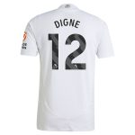 aston villa adidas away authentic shirt 2024-25 with digne 12 printing Collection | Official Aston Villa Kits for Fans