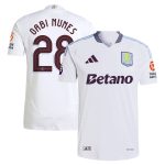 aston villa adidas away authentic shirt 2024-25 with gabi nunes 28 cup printing Collection | Official Aston Villa Kits for Fans
