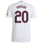 aston villa adidas away authentic shirt 2024-25 with hanson 20 cup printing Collection | Official Aston Villa Kits for Fans