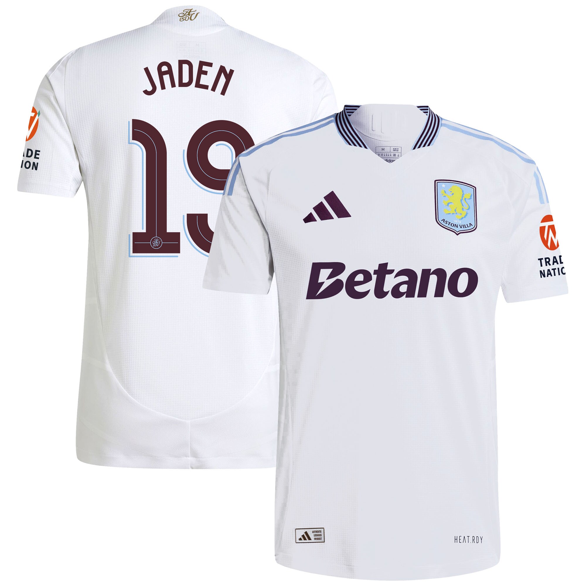 aston villa adidas away authentic shirt 2024-25 with jaden 19 cup printing Collection | Official Aston Villa Kits for Fans