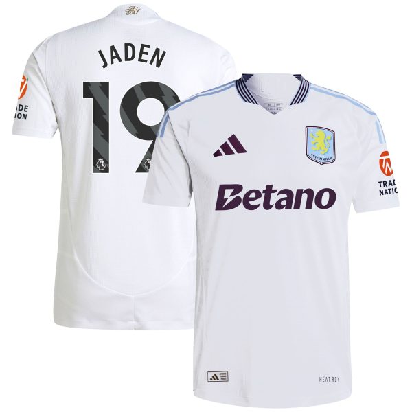 aston villa adidas away authentic shirt 2024-25 with jaden 19 printing Collection | Official Aston Villa Kits for Fans