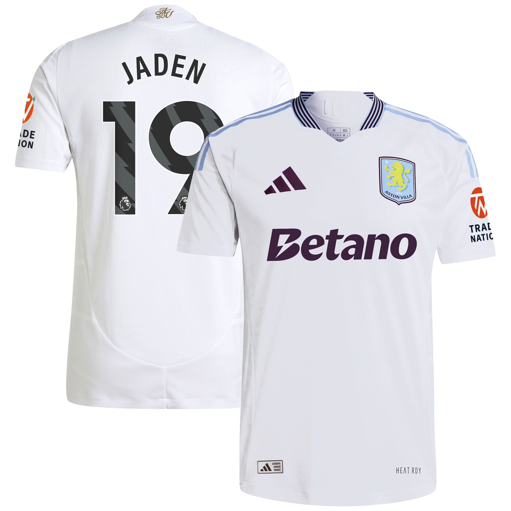 aston villa adidas away authentic shirt 2024-25 with jaden 19 printing Collection | Official Aston Villa Kits for Fans
