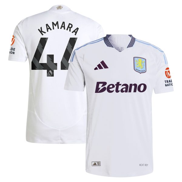 aston villa adidas away authentic shirt 2024-25 with kamara 44 printing Collection | Official Aston Villa Kits for Fans