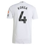 aston villa adidas away authentic shirt 2024-25 with konsa 4 printing Collection | Official Aston Villa Kits for Fans
