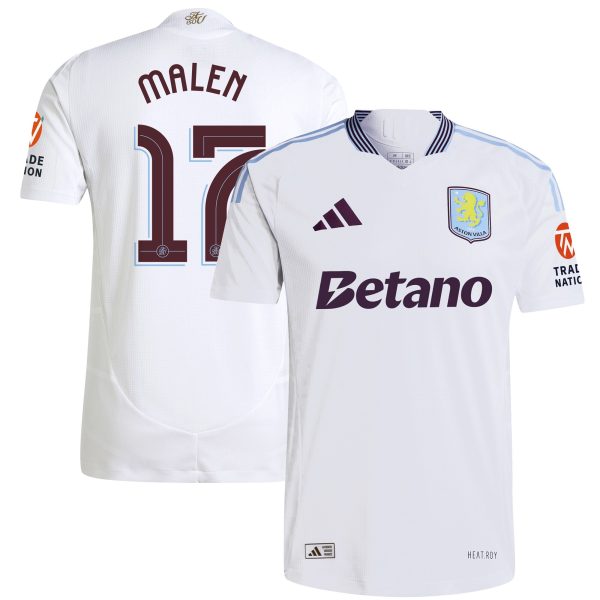 aston villa adidas away authentic shirt 2024-25 with malen 17 cup printing Collection | Official Aston Villa Kits for Fans
