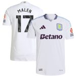aston villa adidas away authentic shirt 2024-25 with malen 17 printing Collection | Official Aston Villa Kits for Fans