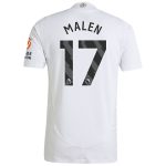 aston villa adidas away authentic shirt 2024-25 with malen 17 printing Collection | Official Aston Villa Kits for Fans