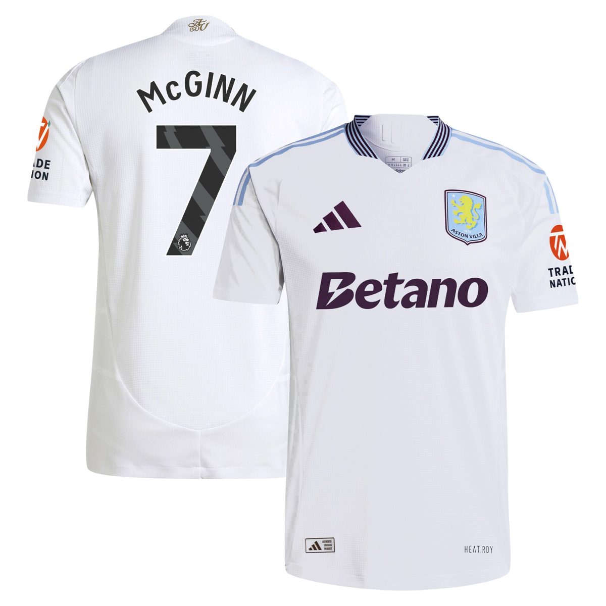 aston villa adidas away authentic shirt 2024-25 with mcginn 7 printing Collection | Official Aston Villa Kits for Fans