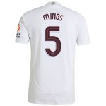 aston villa adidas away authentic shirt 2024-25 with mings 5 cup printing Collection | Official Aston Villa Kits for Fans