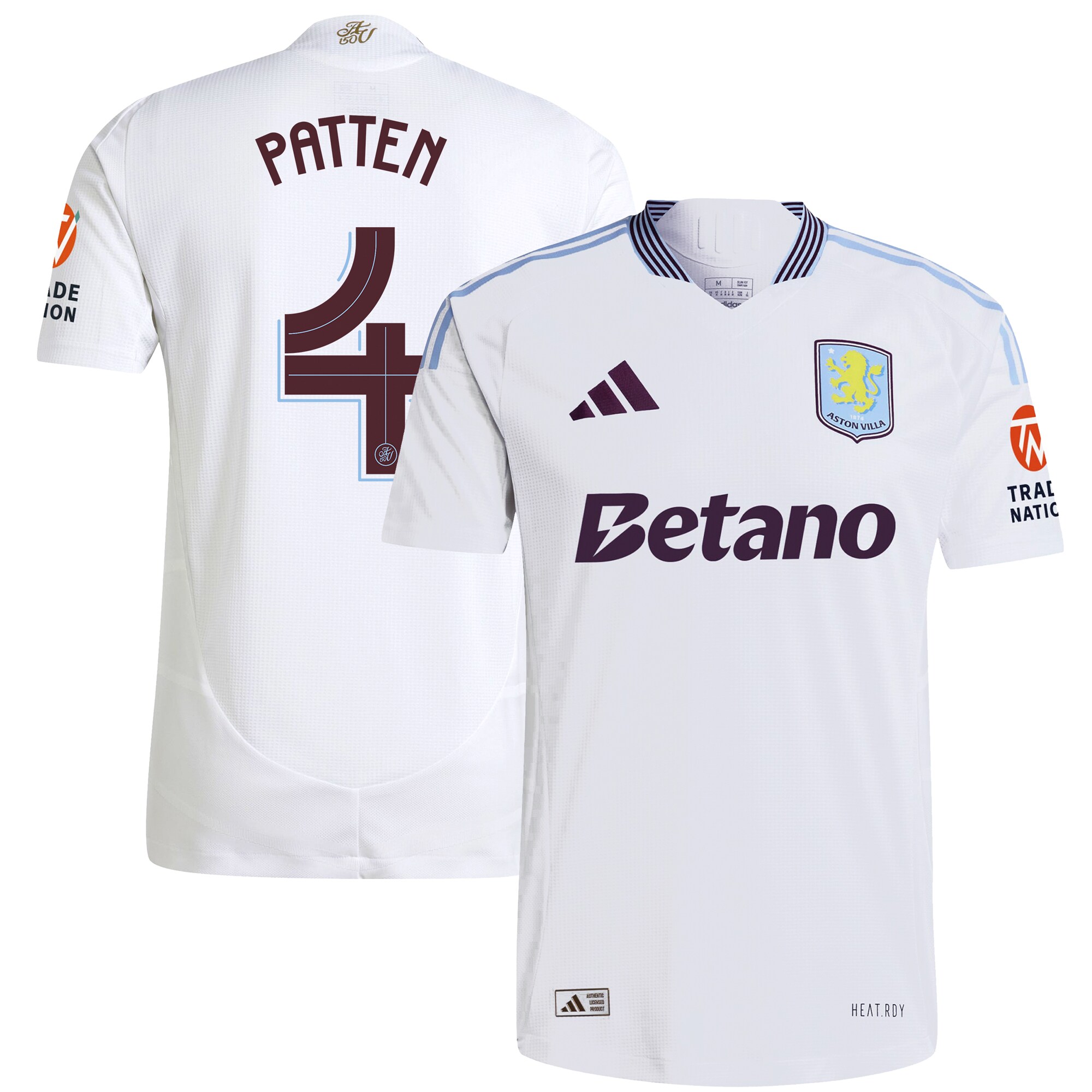 aston villa adidas away authentic shirt 2024-25 with patten 4 cup printing Collection | Official Aston Villa Kits for Fans