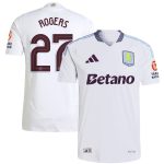 aston villa adidas away authentic shirt 2024-25 with rogers 27 cup printing Collection | Official Aston Villa Kits for Fans