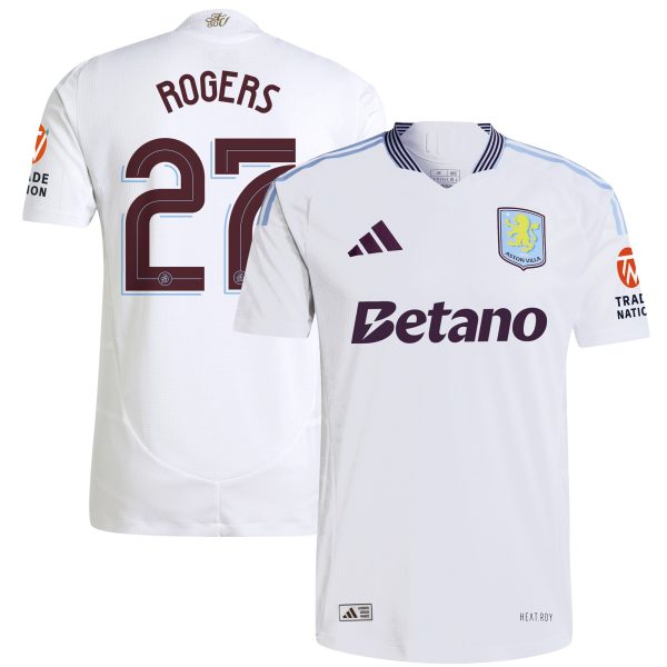 aston villa adidas away authentic shirt 2024-25 with rogers 27 cup printing Collection | Official Aston Villa Kits for Fans