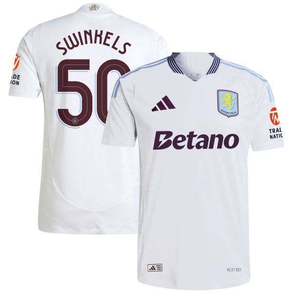 aston villa adidas away authentic shirt 2024-25 with swinkels 50 cup printing Collection | Official Aston Villa Kits for Fans
