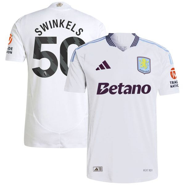 aston villa adidas away authentic shirt 2024-25 with swinkels 50 printing Collection | Official Aston Villa Kits for Fans