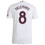 aston villa adidas away authentic shirt 2024-25 with tielemans 8 cup printing Collection | Official Aston Villa Kits for Fans