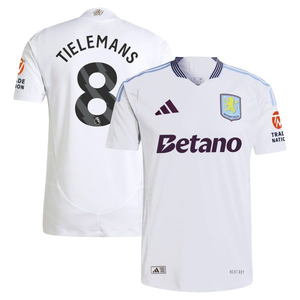 aston villa adidas away authentic shirt 2024-25 with tielemans 8 printing Collection | Official Aston Villa Kits for Fans