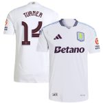 aston villa adidas away authentic shirt 2024-25 with turner 14 cup printing Collection | Official Aston Villa Kits for Fans