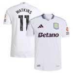 aston villa adidas away authentic shirt 2024-25 with watkins 11 printing Collection | Official Aston Villa Kits for Fans