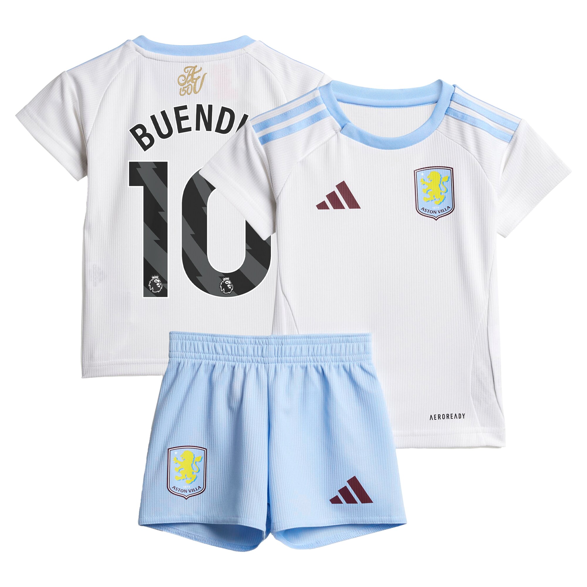 aston villa adidas away baby kit 2024-25 with buendia 10 printing Collection | Official Aston Villa Kits for Fans
