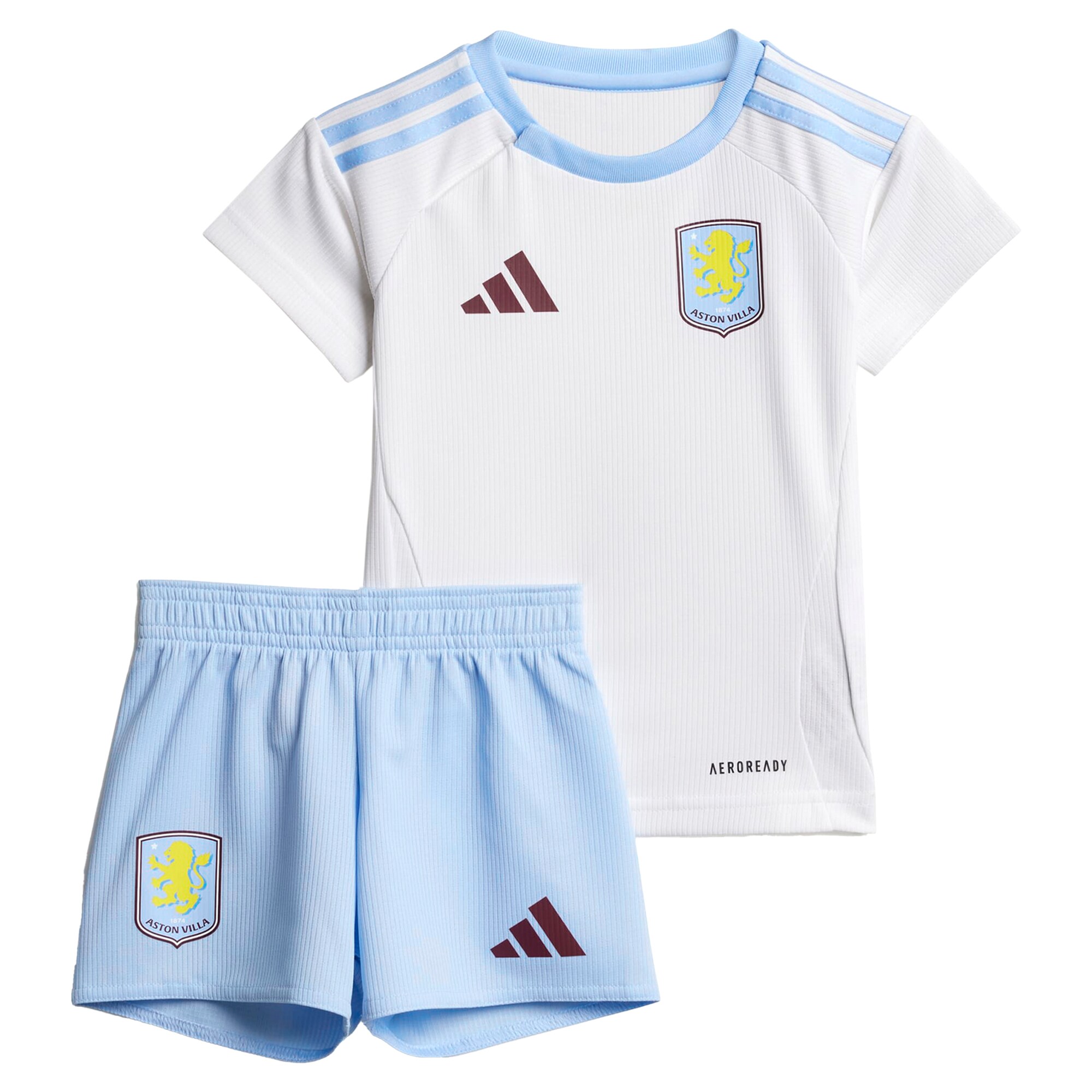 aston villa adidas away baby kit 2024-25 with diego carlos 3 printing Collection | Official Aston Villa Kits for Fans