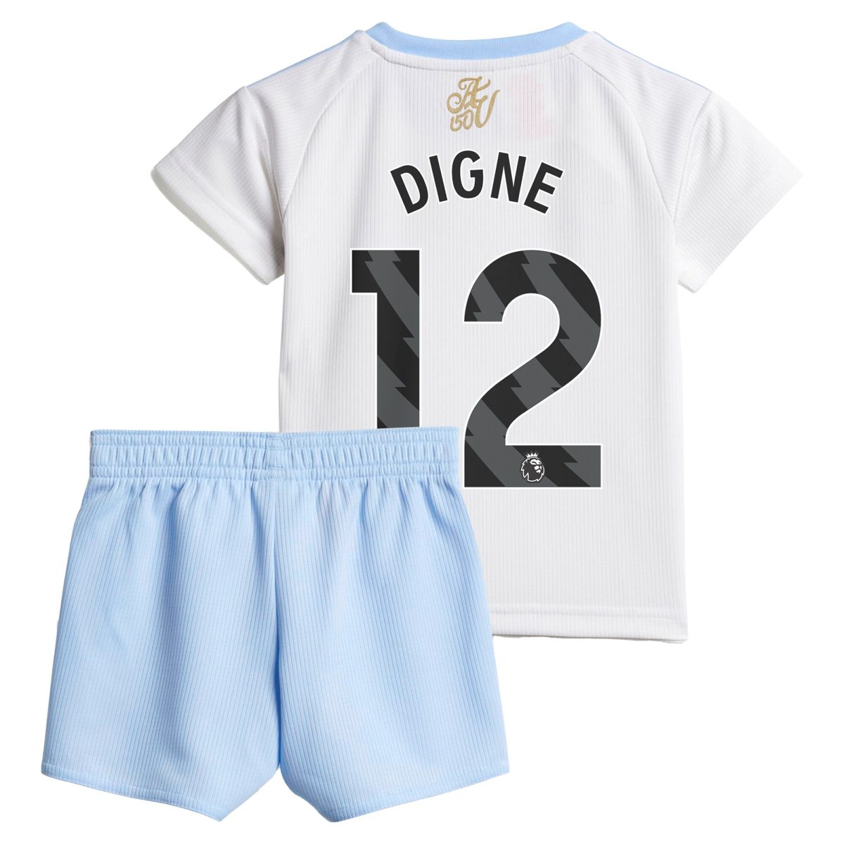 aston villa adidas away baby kit 2024-25 with digne 12 printing Collection | Official Aston Villa Kits for Fans