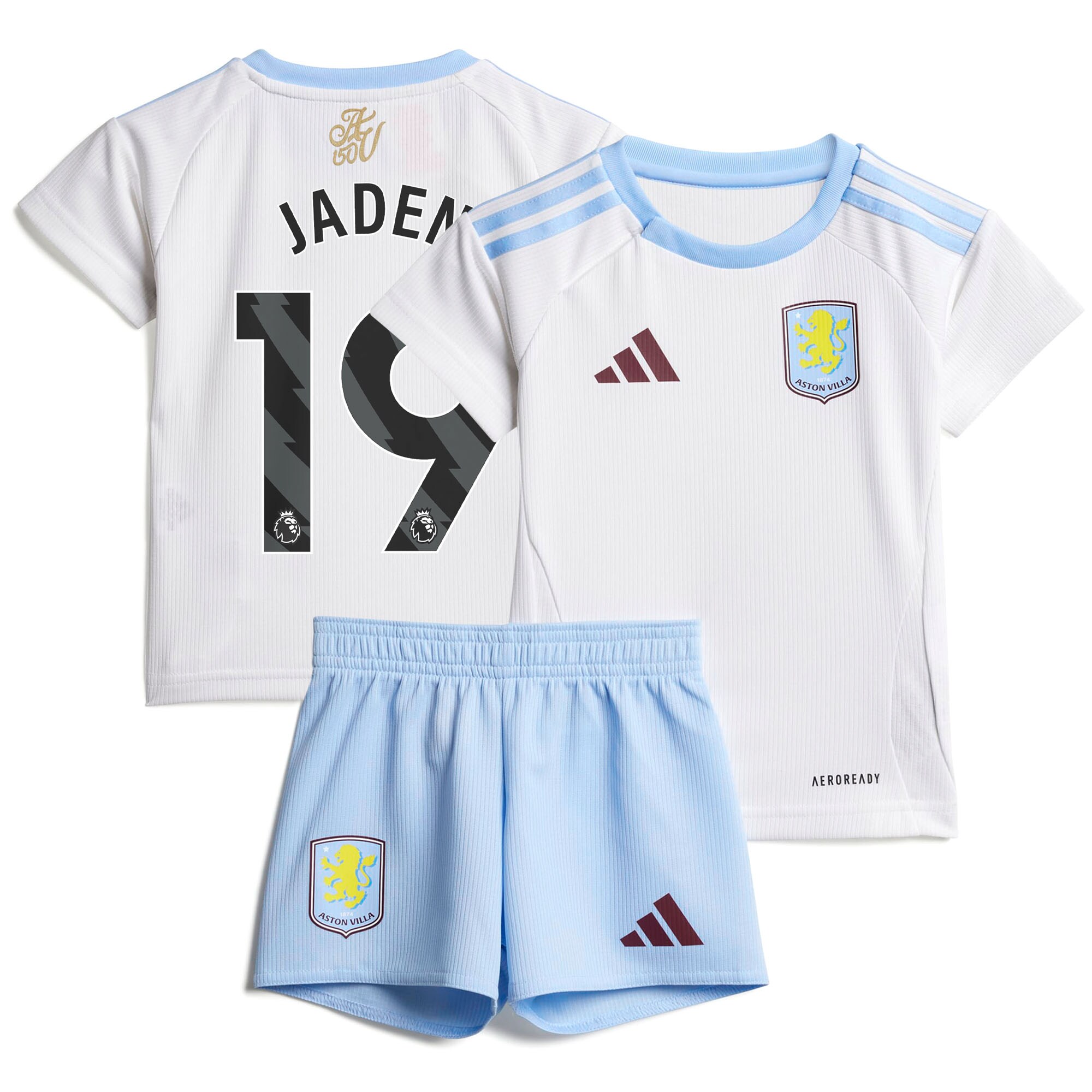 aston villa adidas away baby kit 2024-25 with jaden 19 printing Collection | Official Aston Villa Kits for Fans