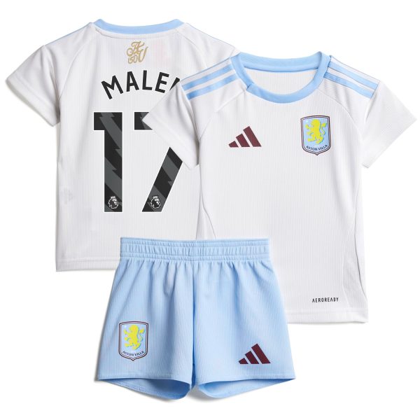 aston villa adidas away baby kit 2024-25 with malen 17 printing Collection | Official Aston Villa Kits for Fans