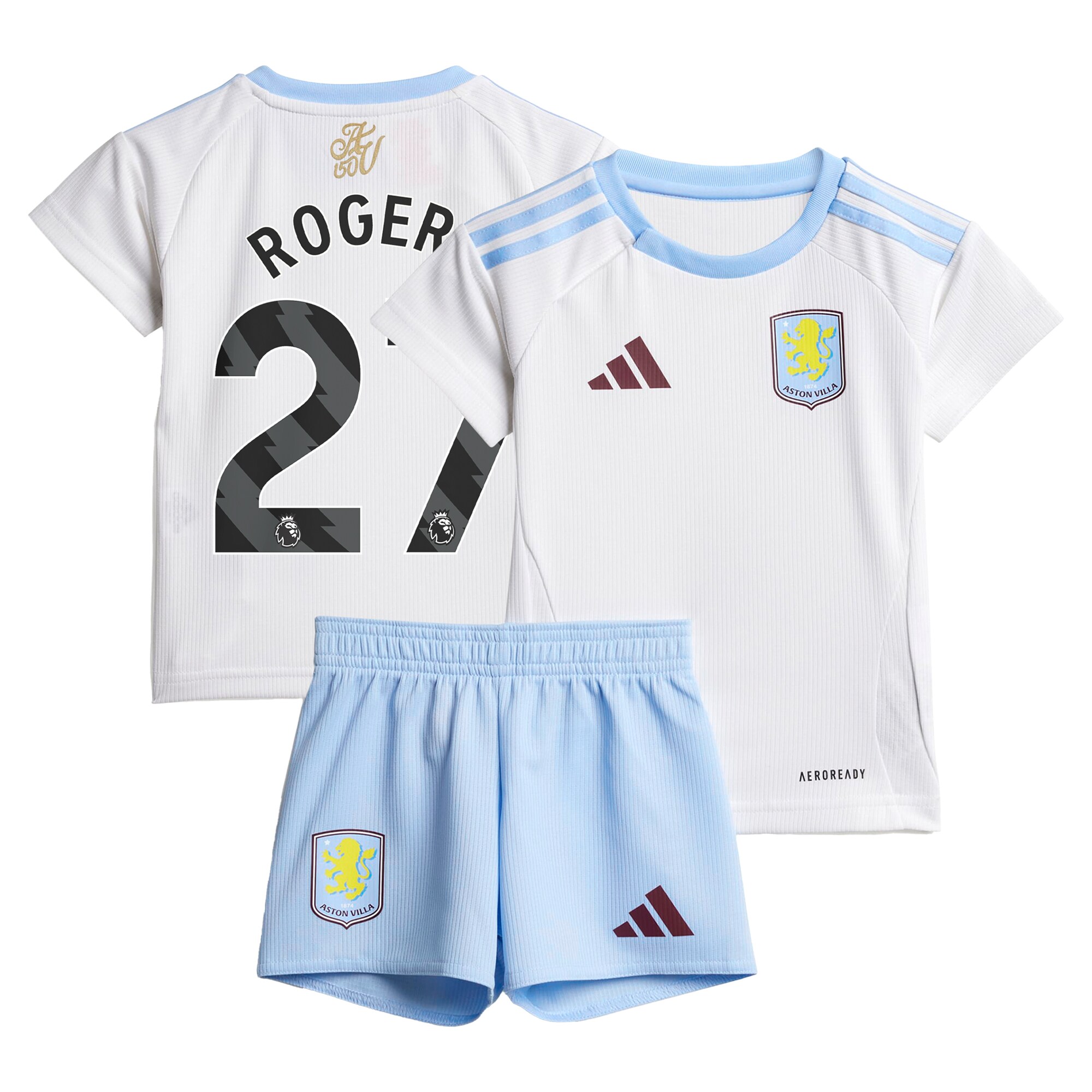 aston villa adidas away baby kit 2024-25 with rogers 27 printing Collection | Official Aston Villa Kits for Fans