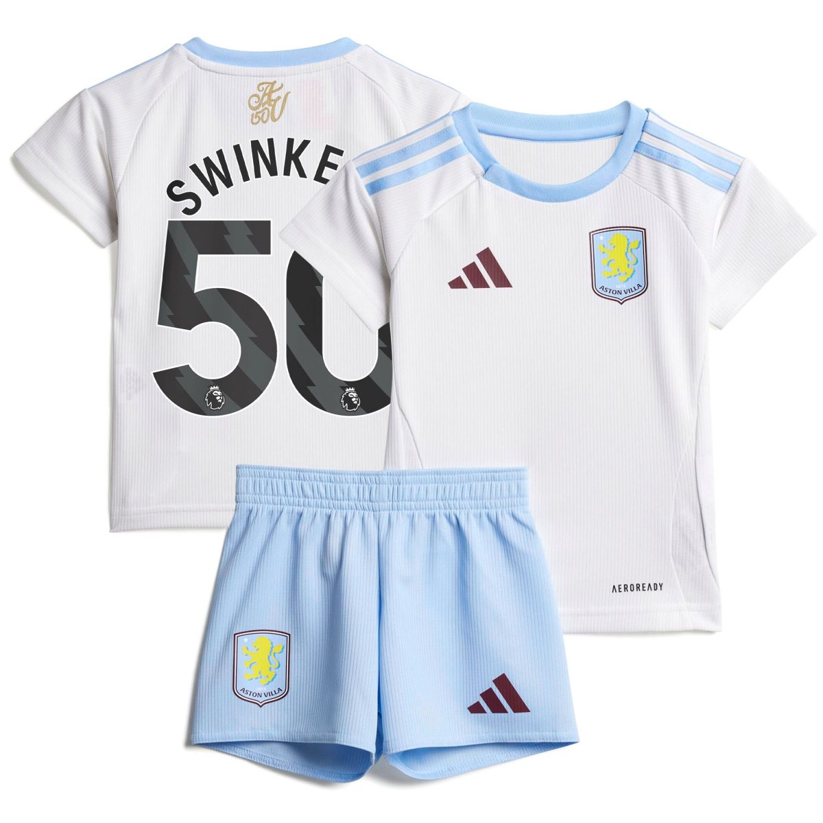 aston villa adidas away baby kit 2024-25 with swinkels 50 printing Collection | Official Aston Villa Kits for Fans