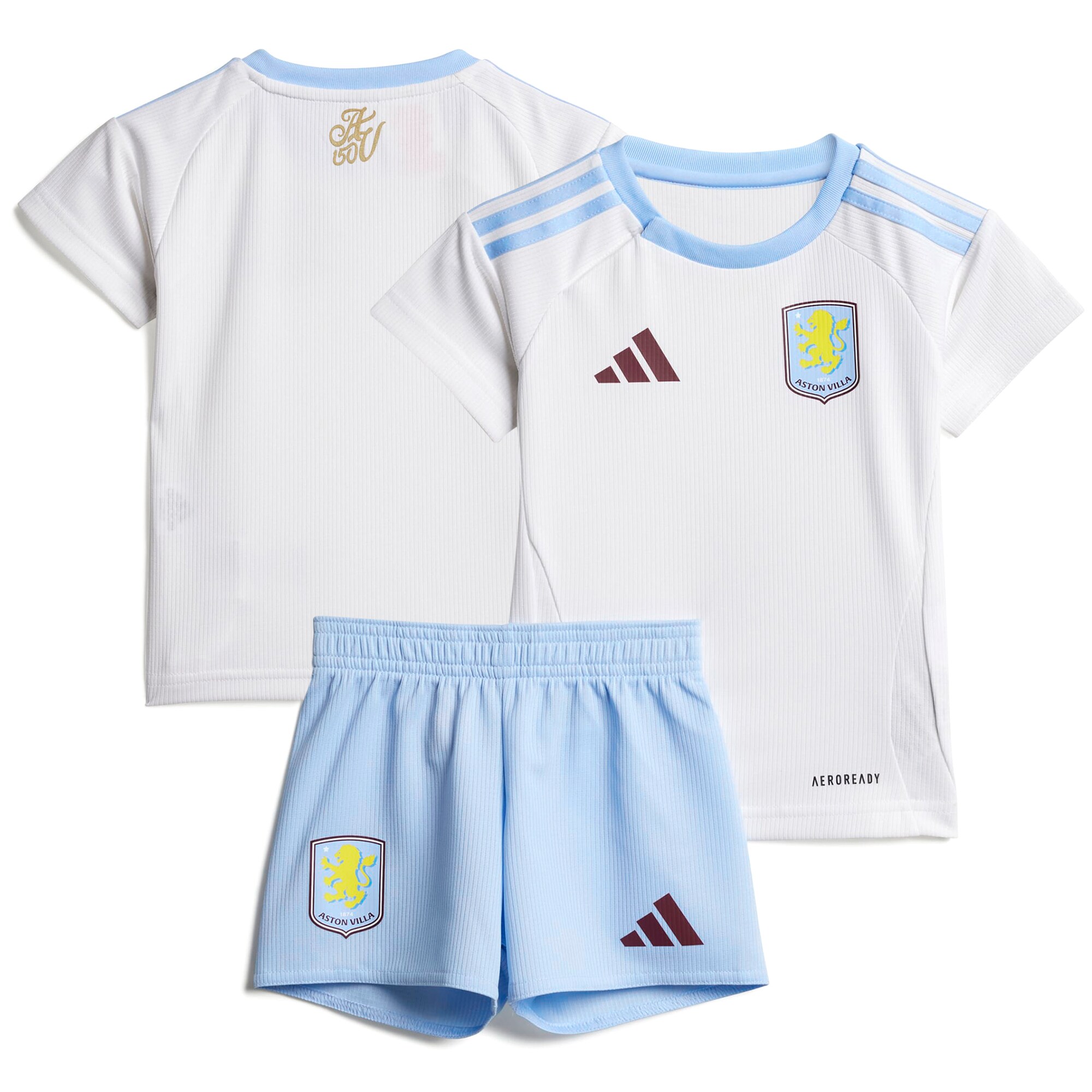 aston villa adidas away baby kit 2024-25 Collection | Official Aston Villa Kits for Fans