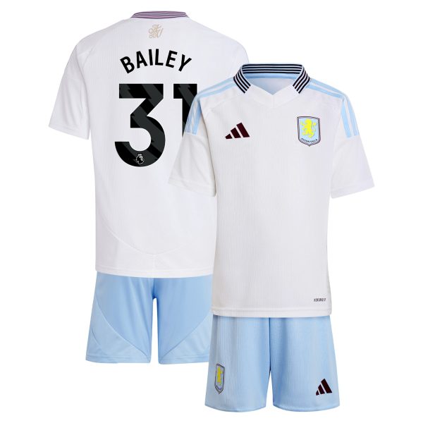 aston villa adidas away mini kit 2024-25 with bailey 31 printing Collection | Official Aston Villa Kits for Fans