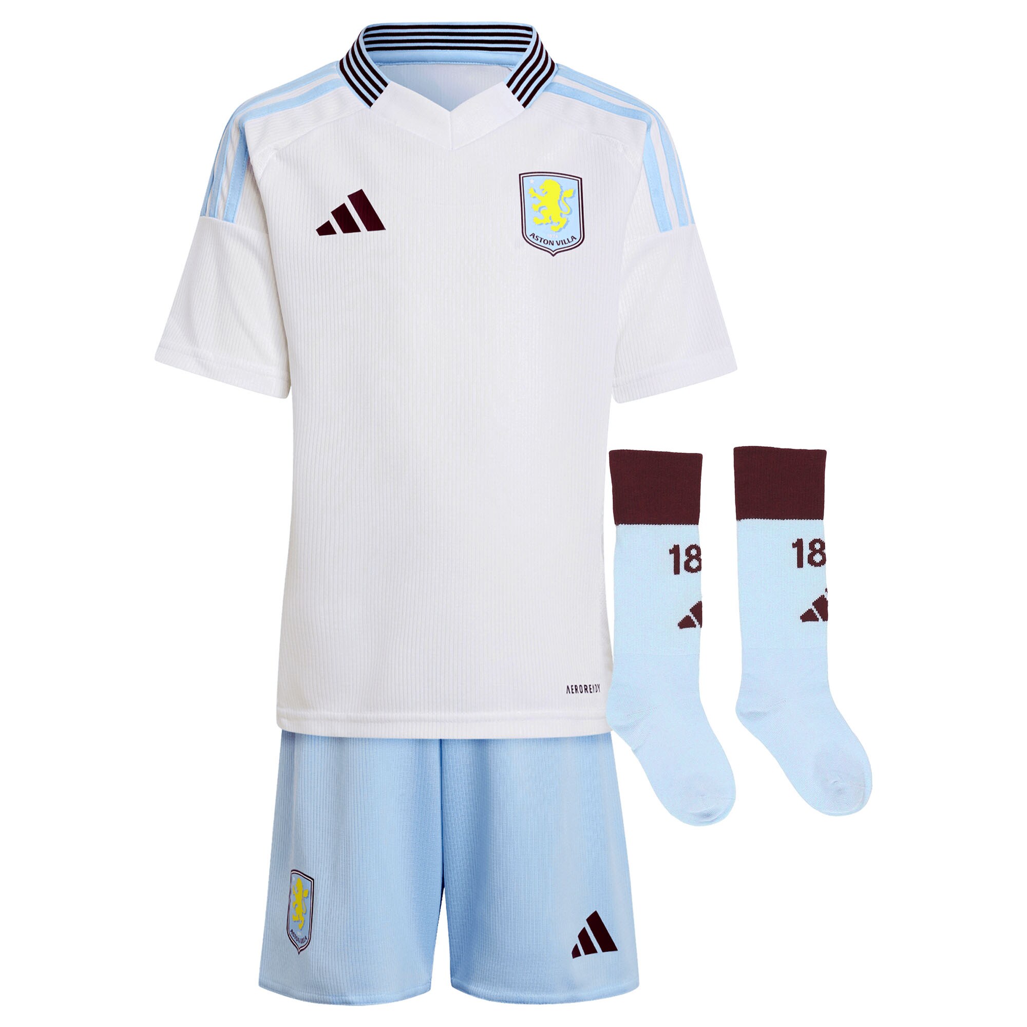 aston villa adidas away mini kit 2024-25 with bogarde 26 printing Collection | Official Aston Villa Kits for Fans