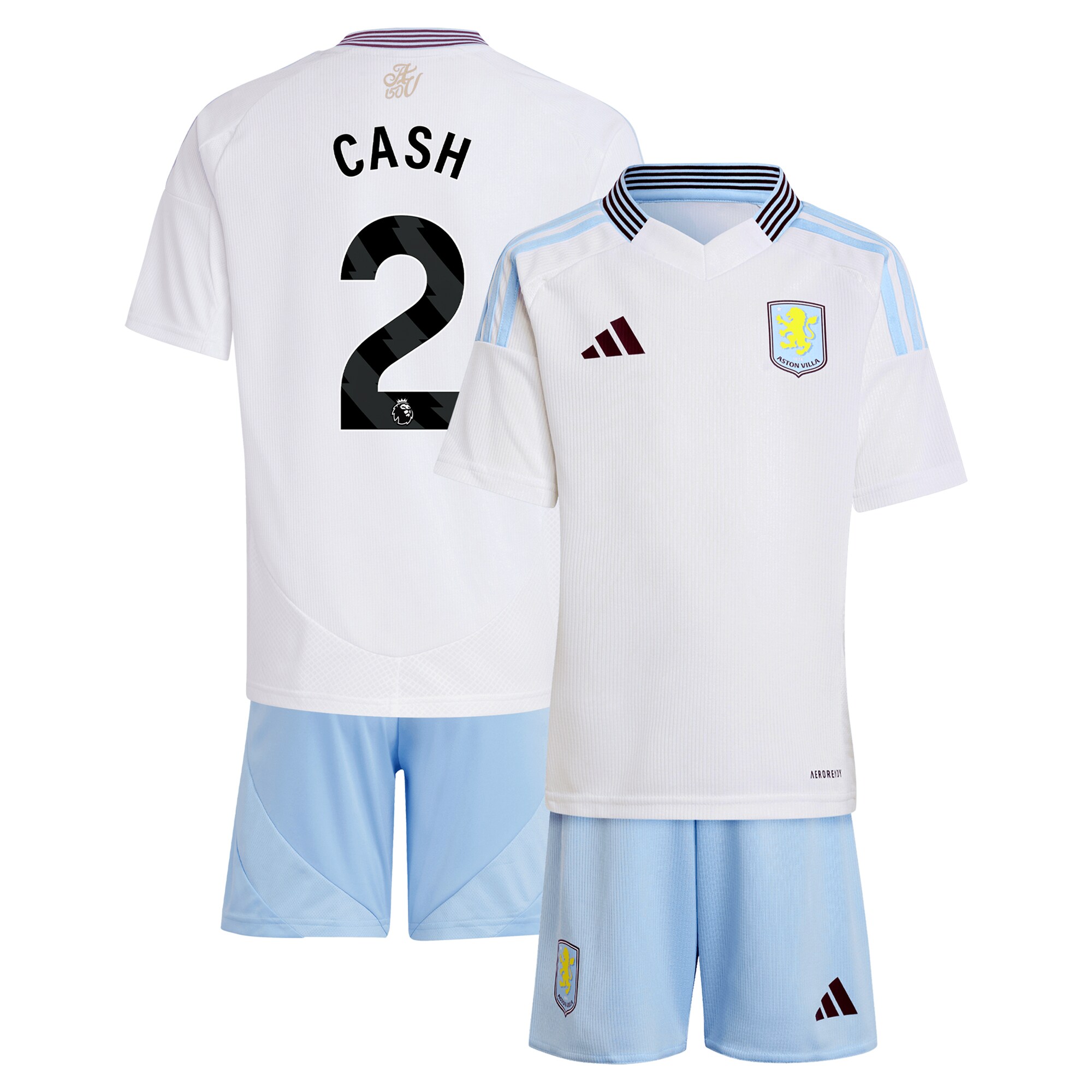 aston villa adidas away mini kit 2024-25 with cash 2 printing Collection | Official Aston Villa Kits for Fans