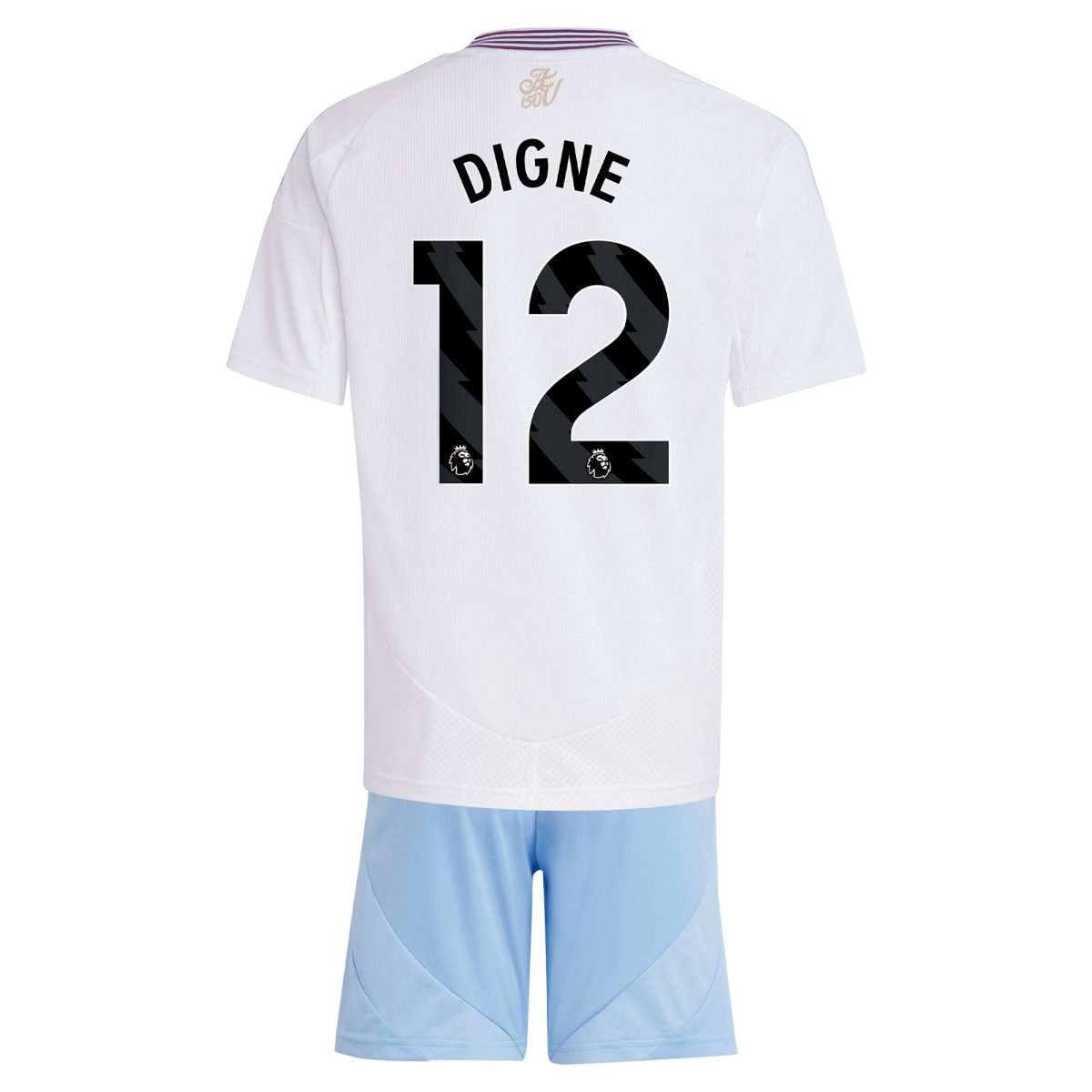 aston villa adidas away mini kit 2024-25 with digne 12 printing Collection | Official Aston Villa Kits for Fans