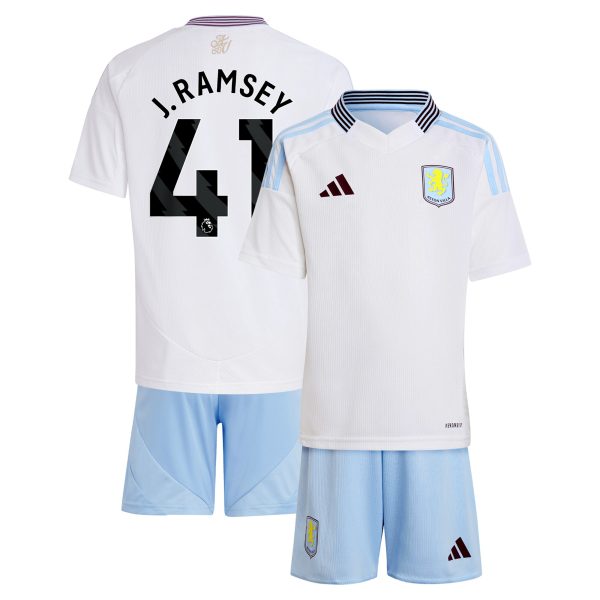 aston villa adidas away mini kit 2024-25 with j. ramsey 41 printing Collection | Official Aston Villa Kits for Fans