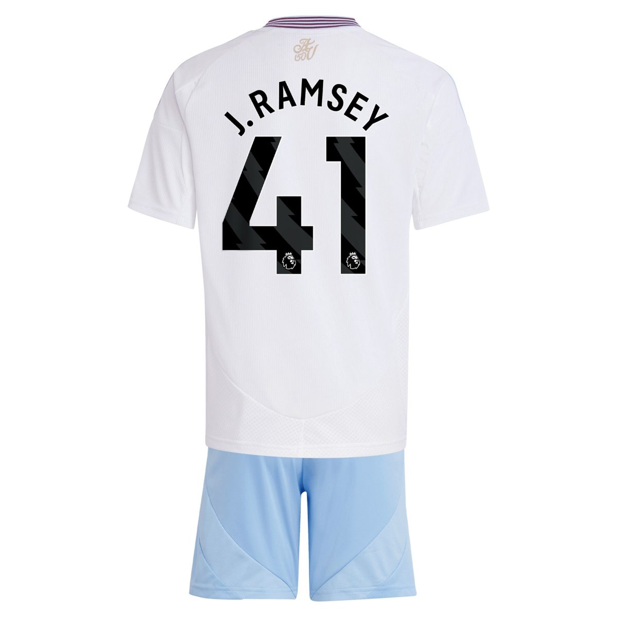 aston villa adidas away mini kit 2024-25 with j. ramsey 41 printing Collection | Official Aston Villa Kits for Fans