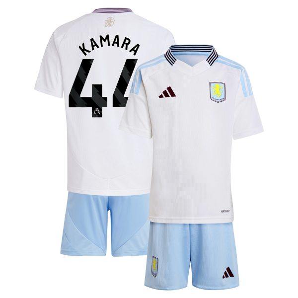aston villa adidas away mini kit 2024-25 with kamara 44 printing Collection | Official Aston Villa Kits for Fans
