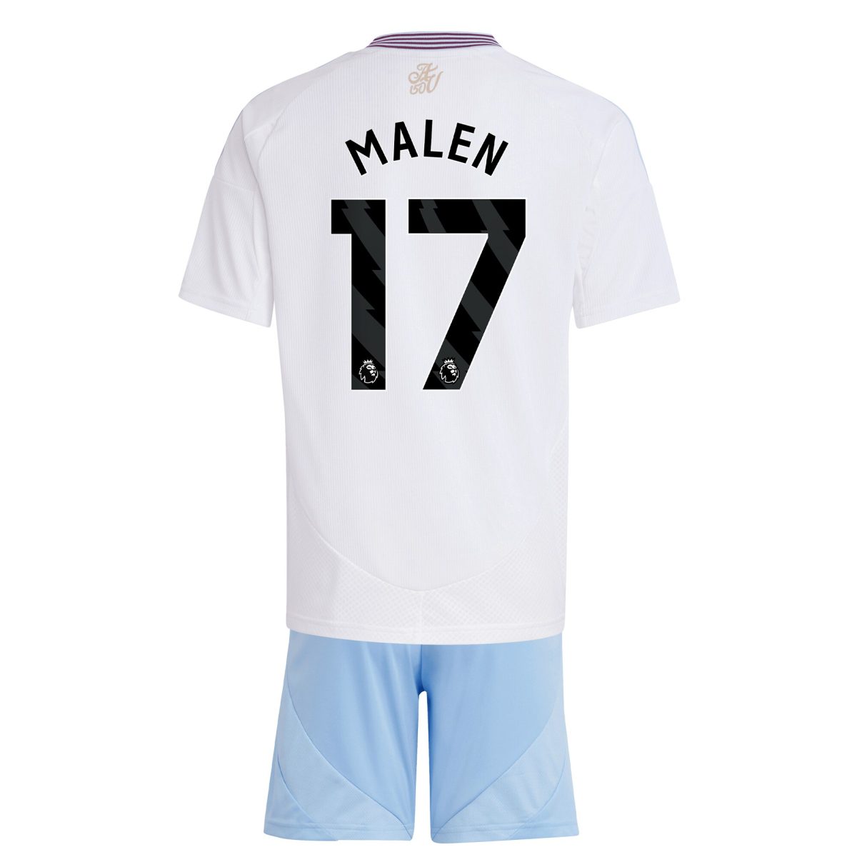 aston villa adidas away mini kit 2024-25 with malen 17 printing Collection | Official Aston Villa Kits for Fans