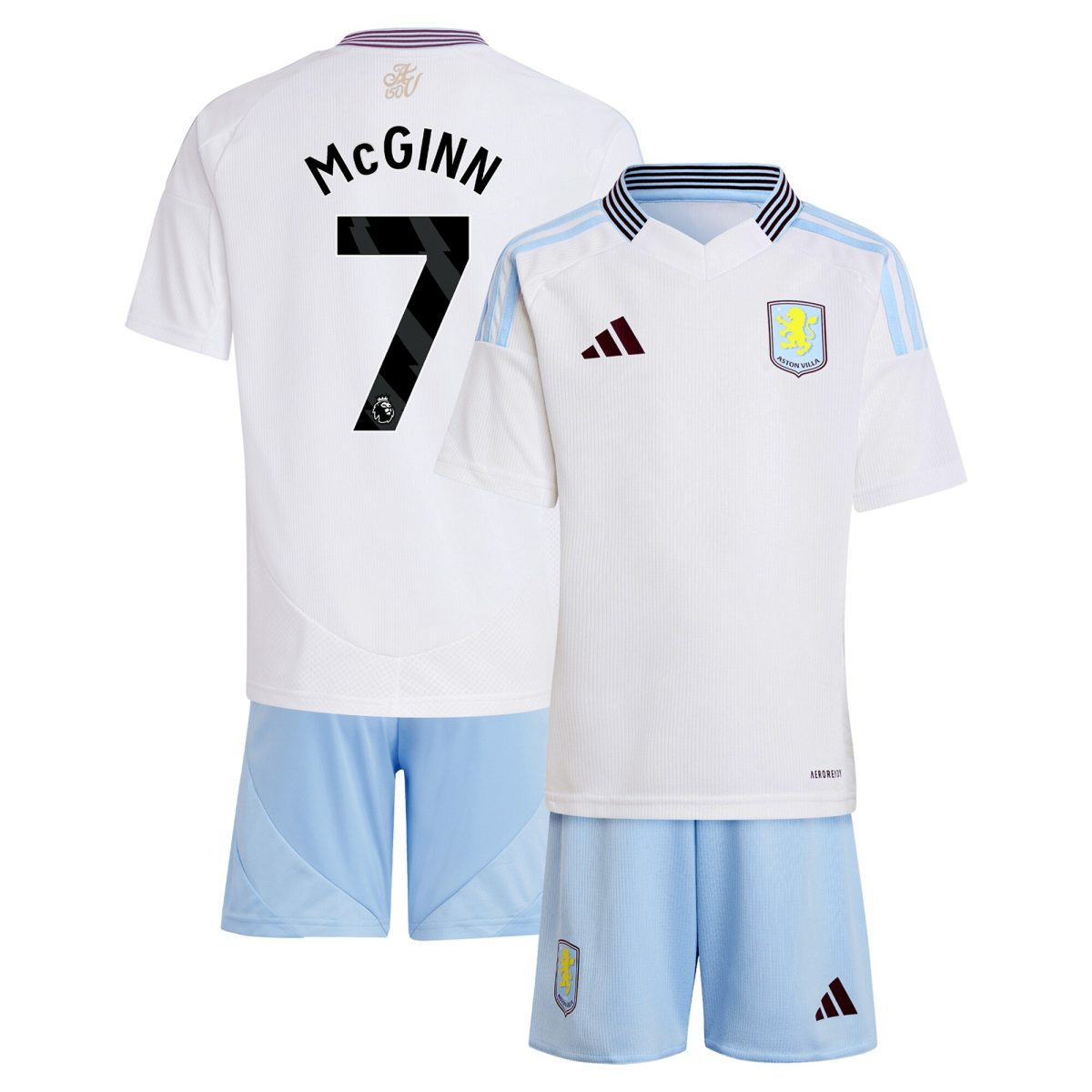 aston villa adidas away mini kit 2024-25 with mcginn 7 printing Collection | Official Aston Villa Kits for Fans