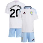 aston villa adidas away mini kit 2024-25 with nedeljković 20 printing Collection | Official Aston Villa Kits for Fans
