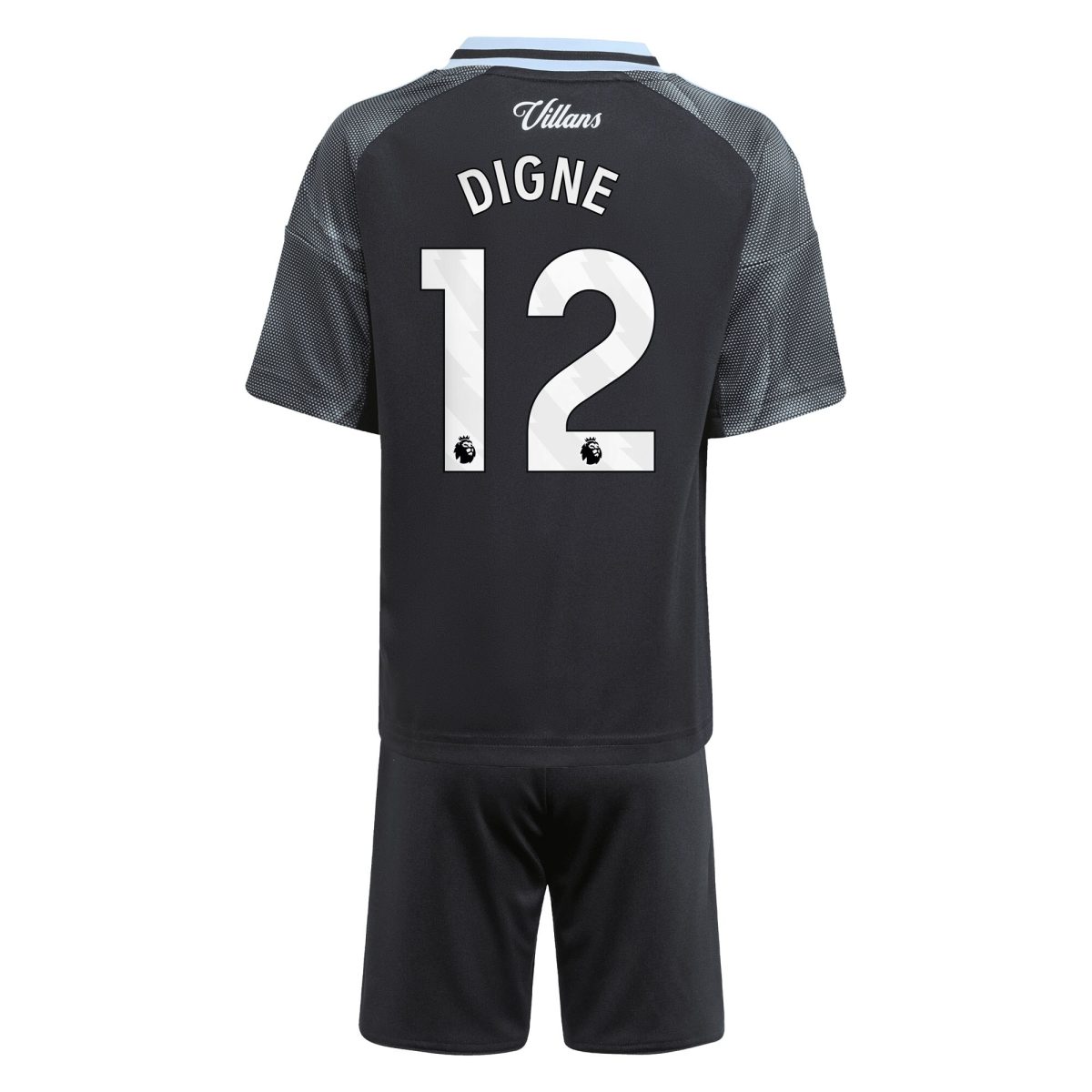 aston villa adidas away mini kit 2025-26 with digne 12 printing Collection | Official Aston Villa Kits for Fans