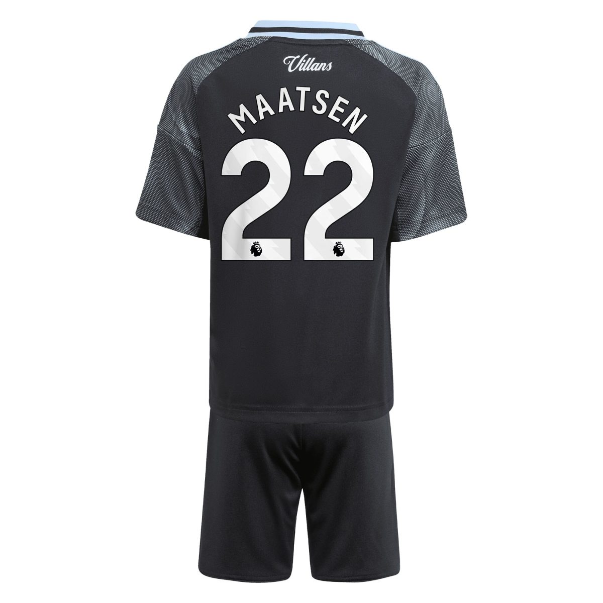 aston villa adidas away mini kit 2025-26 with maatsen 22 printing Collection | Official Aston Villa Kits for Fans