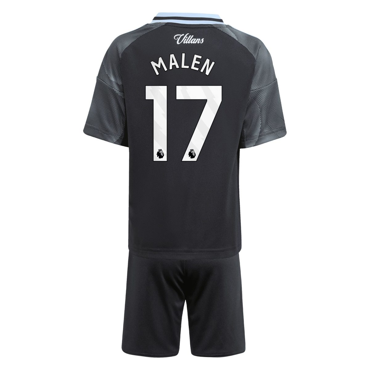 aston villa adidas away mini kit 2025-26 with malen 17 printing Collection | Official Aston Villa Kits for Fans
