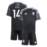 aston villa adidas away mini kit 2025-26 with pau 14 printing Collection | Official Aston Villa Kits for Fans